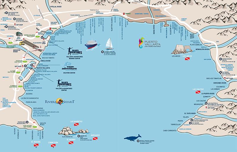 Puerto Vallarta Mapas   Mapa Puerto Vallarta 